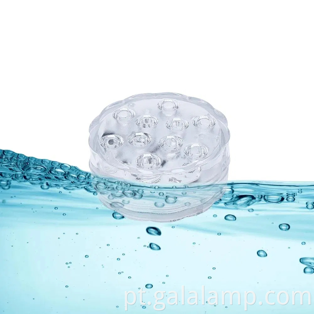 Luzes vibrantes de disco LED para festas inesquecíveis da piscina